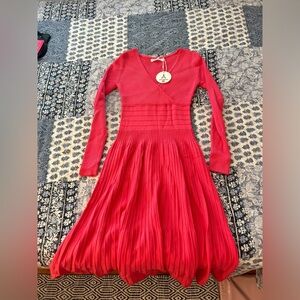 Hot Pink NWT Long Dress